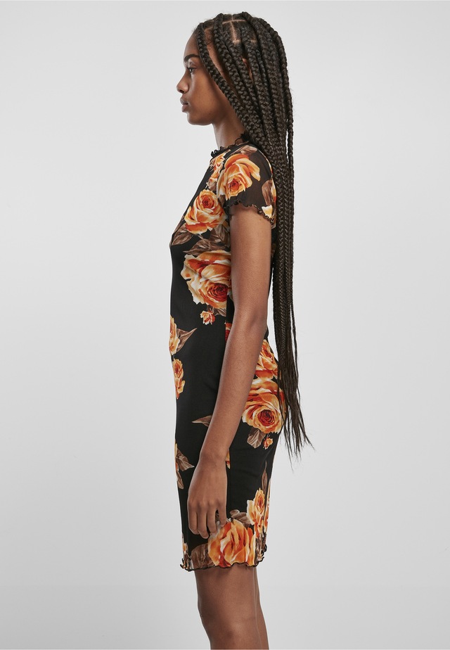URBAN CLASSICS Shirtkleid »Urban Classics Damen Ladies Mesh Double Layer Dress« 1 tlg.
