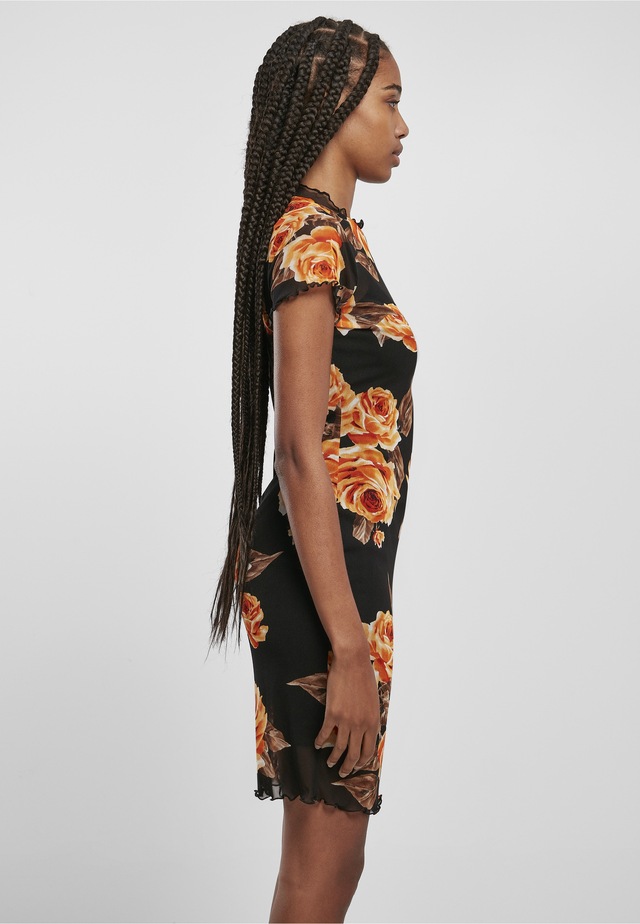 URBAN CLASSICS Shirtkleid »Urban Classics Damen Ladies Mesh Double Layer Dress« 1 tlg.