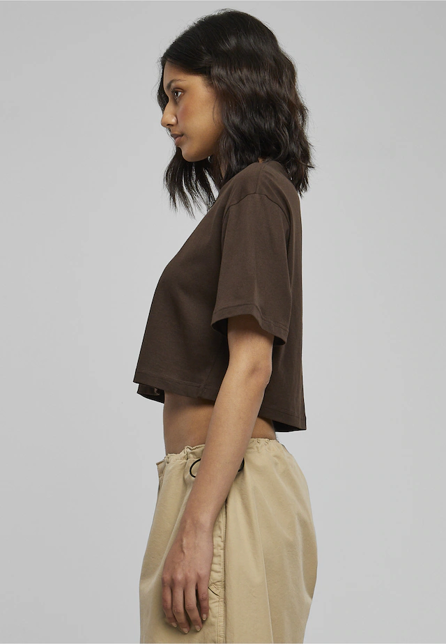 URBAN CLASSICS Bigshirt »Urban Classics Damen Ladies Short Oversized Tee« 1