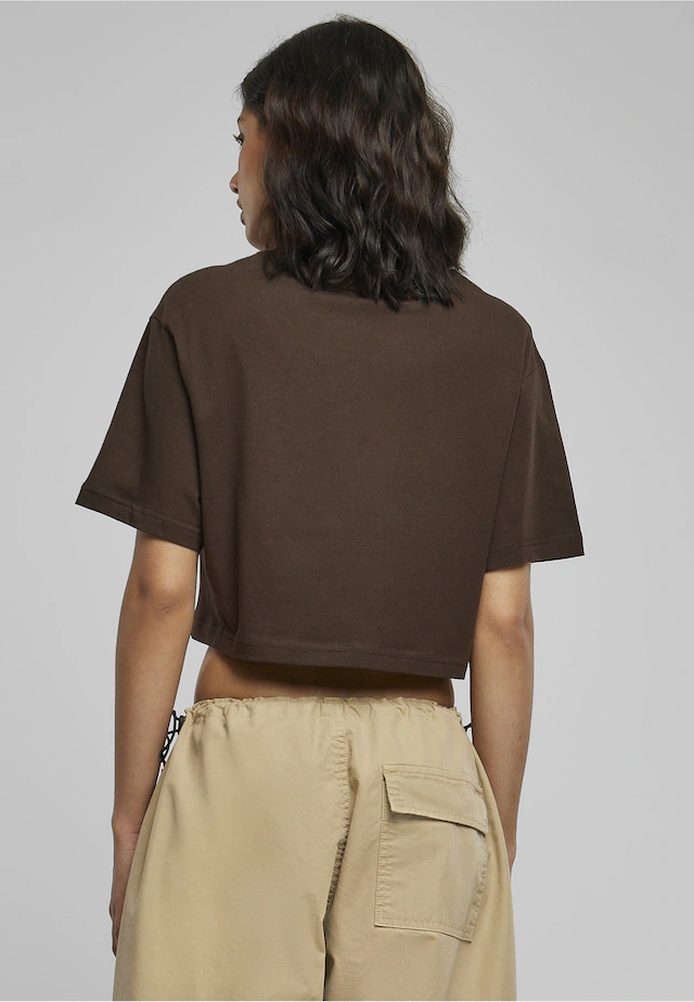 URBAN CLASSICS Bigshirt »Urban Classics Damen Ladies Short Oversized Tee« 1