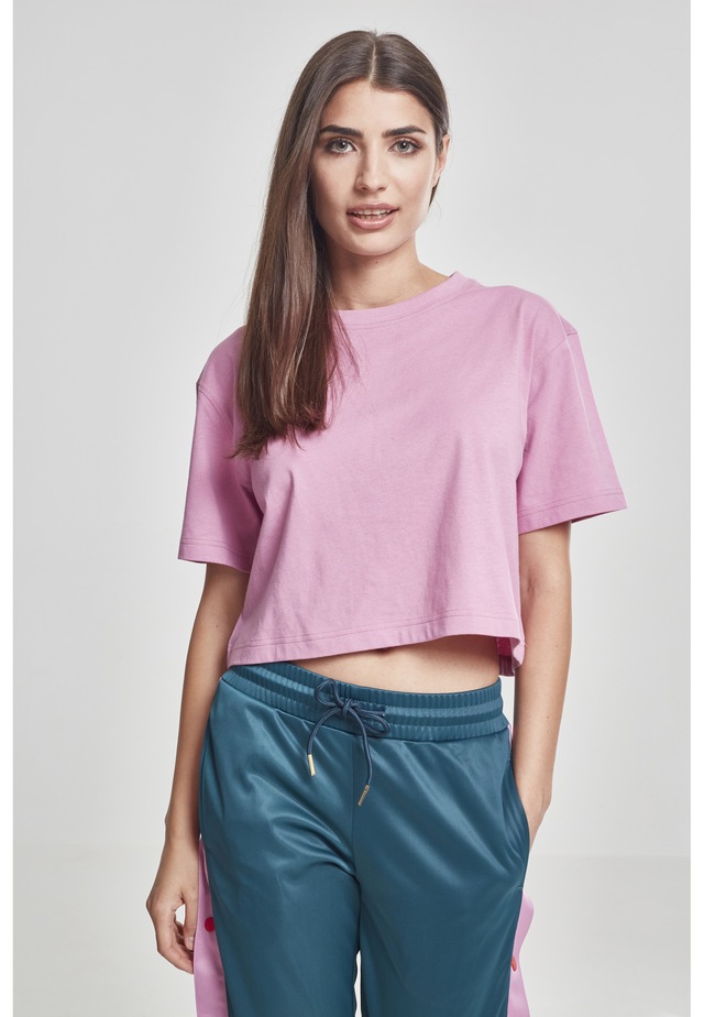 URBAN CLASSICS Bigshirt »Urban Classics Damen Ladies Short Oversized Tee« 1