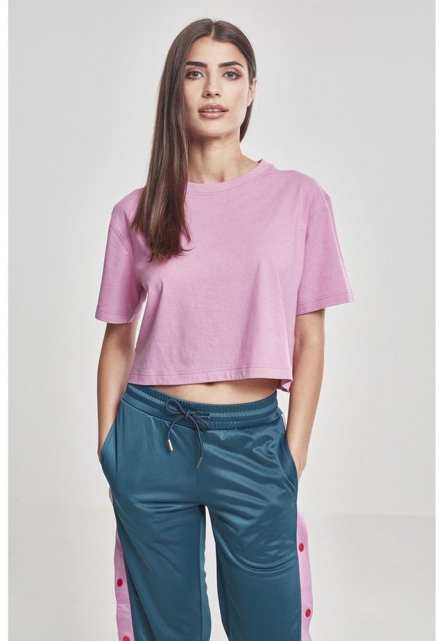URBAN CLASSICS Bigshirt »Urban Classics Damen Ladies Short Oversized Tee« 1