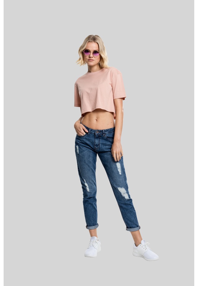 URBAN CLASSICS Bigshirt »Urban Classics Damen Ladies Short Oversized Tee« 1