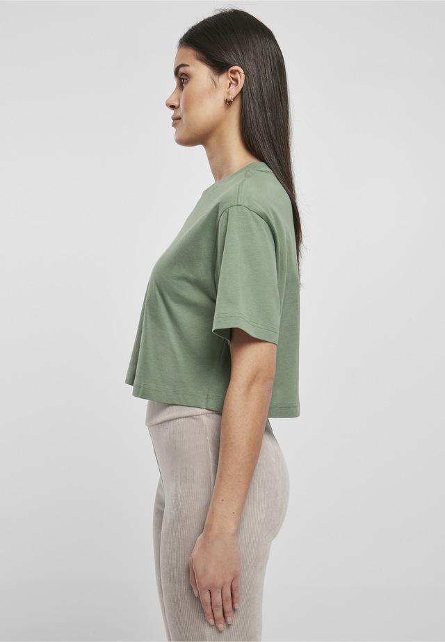URBAN CLASSICS Bigshirt »Urban Classics Damen Ladies Short Oversized Tee« 1