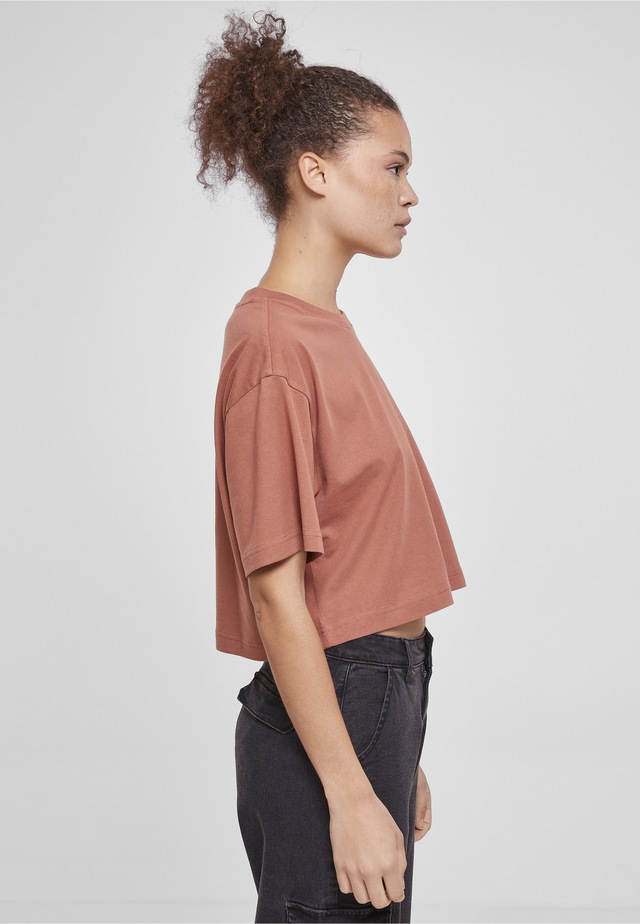 URBAN CLASSICS Bigshirt »Urban Classics Damen Ladies Short Oversized Tee« 1