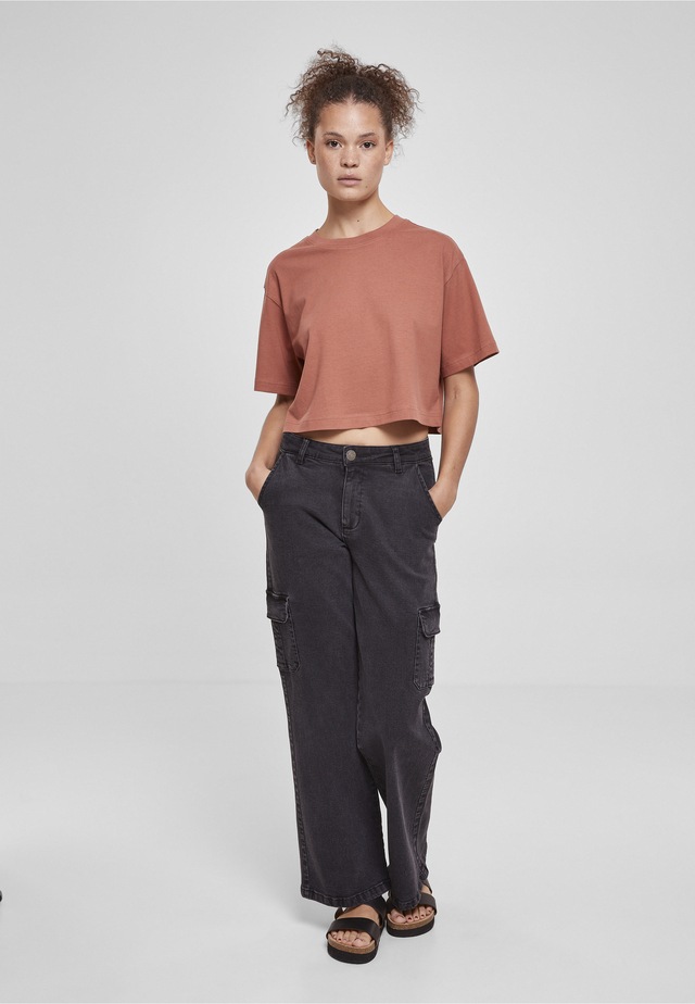 URBAN CLASSICS Bigshirt »Urban Classics Damen Ladies Short Oversized Tee« 1