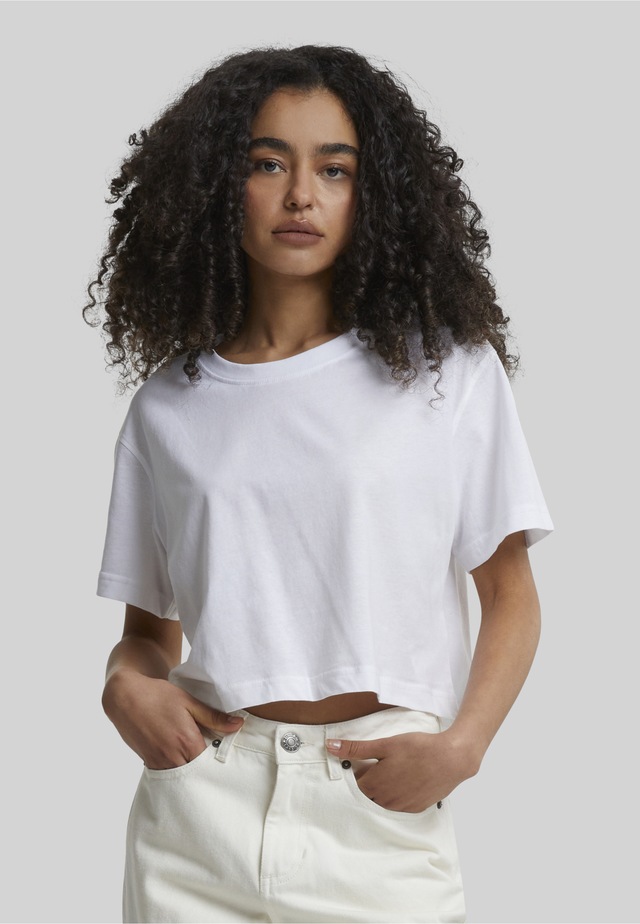 URBAN CLASSICS Bigshirt »Urban Classics Damen Ladies Short Oversized Tee« 1