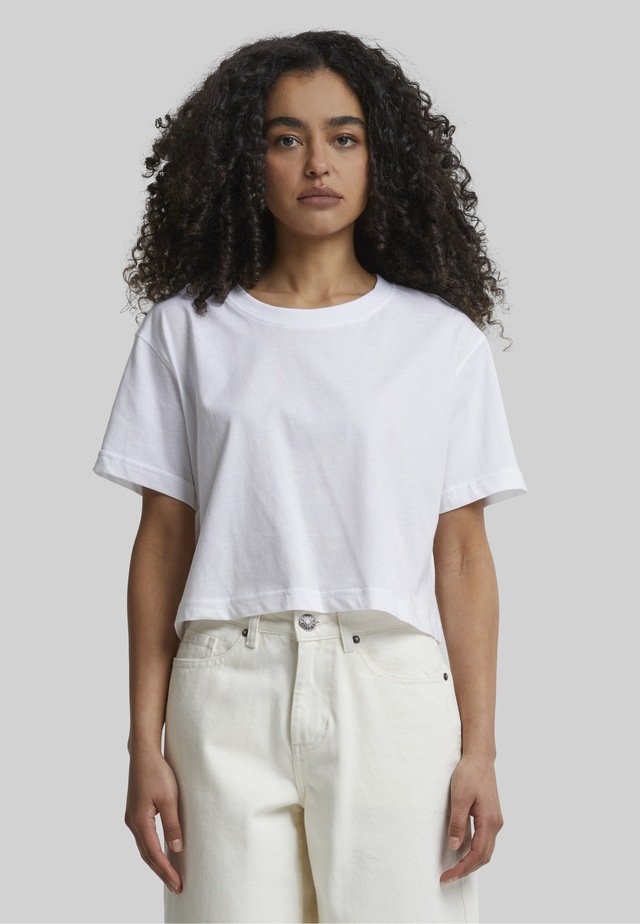 URBAN CLASSICS Bigshirt »Urban Classics Damen Ladies Short Oversized Tee« 1