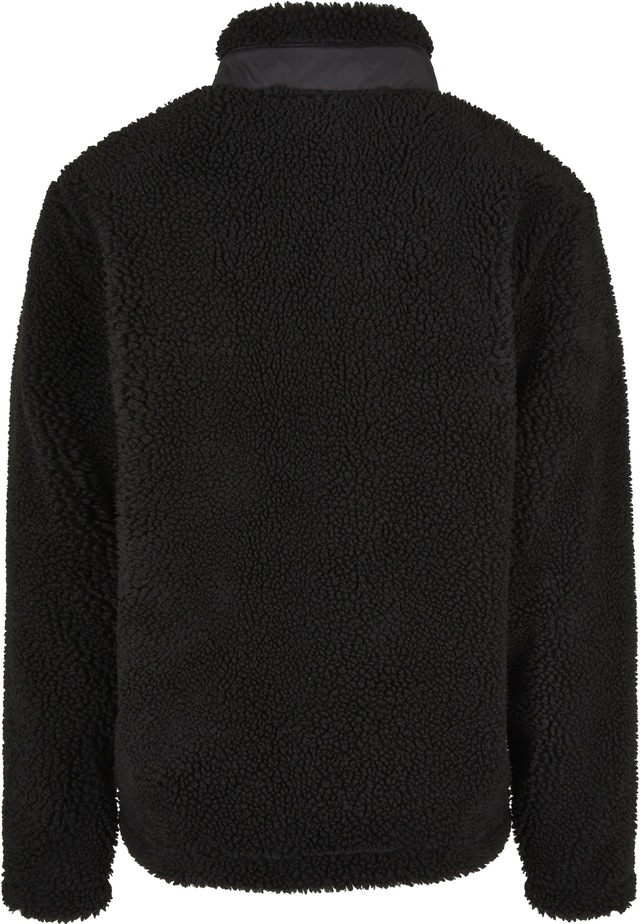 URBAN CLASSICS Winterjacke »Urban Classics Herren Basic Sherpa Jacket« 1 Stk. tlg. ohne Kapuze