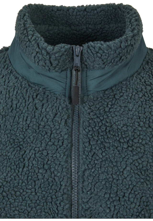 URBAN CLASSICS Winterjacke »Urban Classics Herren Basic Sherpa Jacket« 1 Stk. tlg. ohne Kapuze