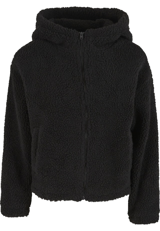 URBAN CLASSICS Langmantel »Urban Classics Ladies Short Hooded Sherpa Jacket«
