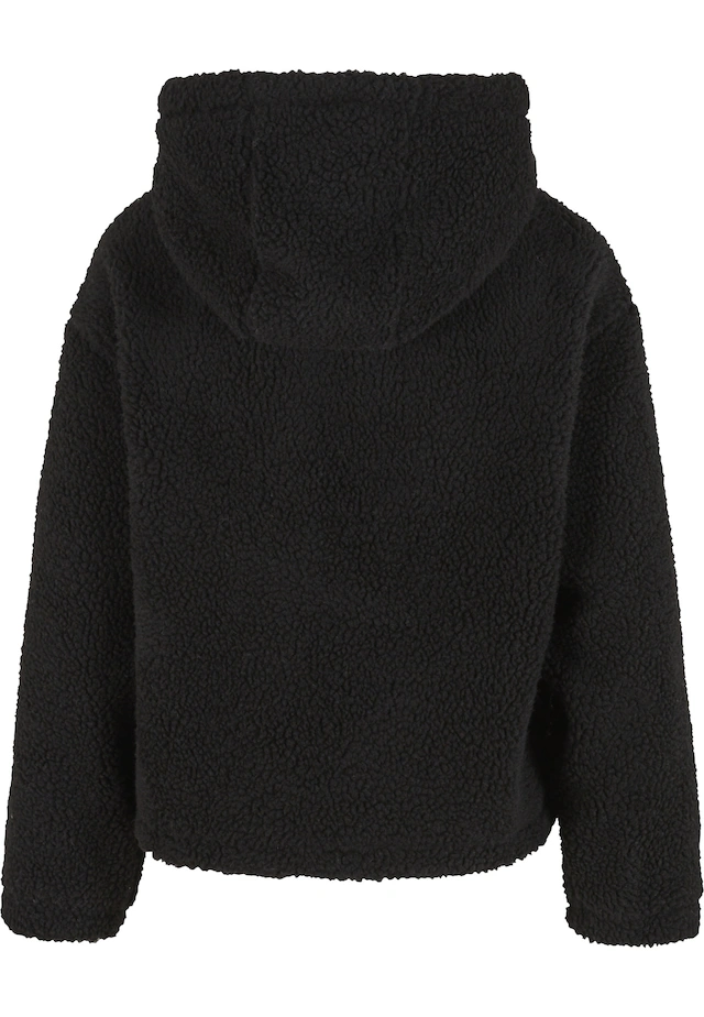 URBAN CLASSICS Langmantel »Urban Classics Ladies Short Hooded Sherpa Jacket«