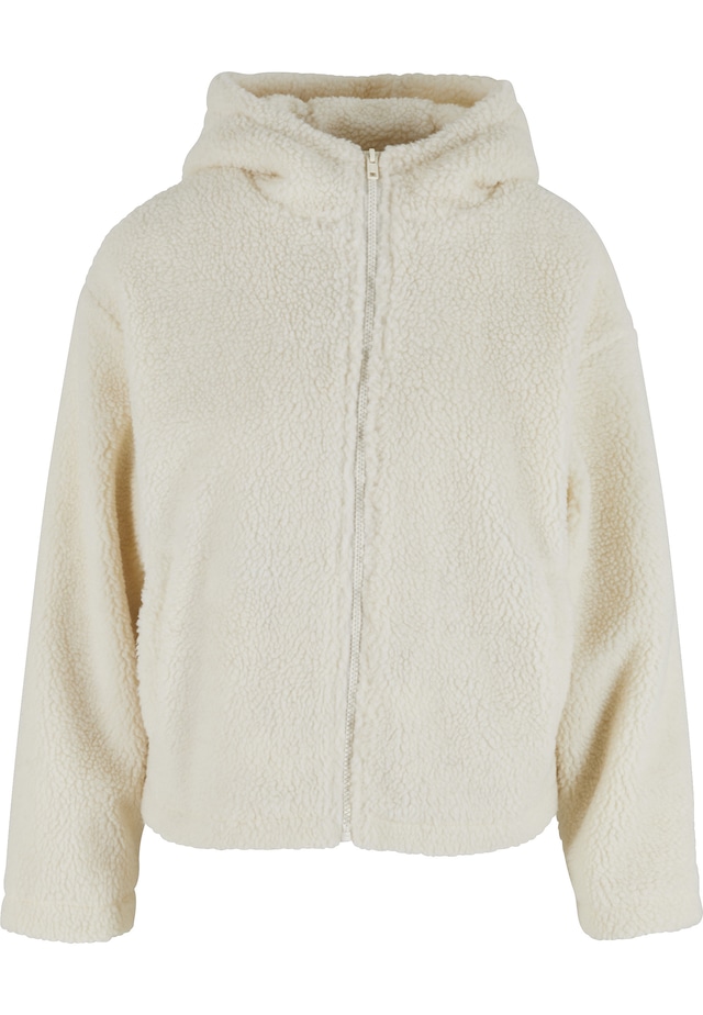 URBAN CLASSICS Langmantel »Urban Classics Ladies Short Hooded Sherpa Jacket«