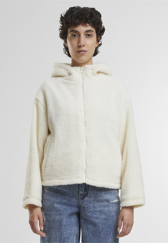 URBAN CLASSICS Langmantel »Urban Classics Ladies Short Hooded Sherpa Jacket«