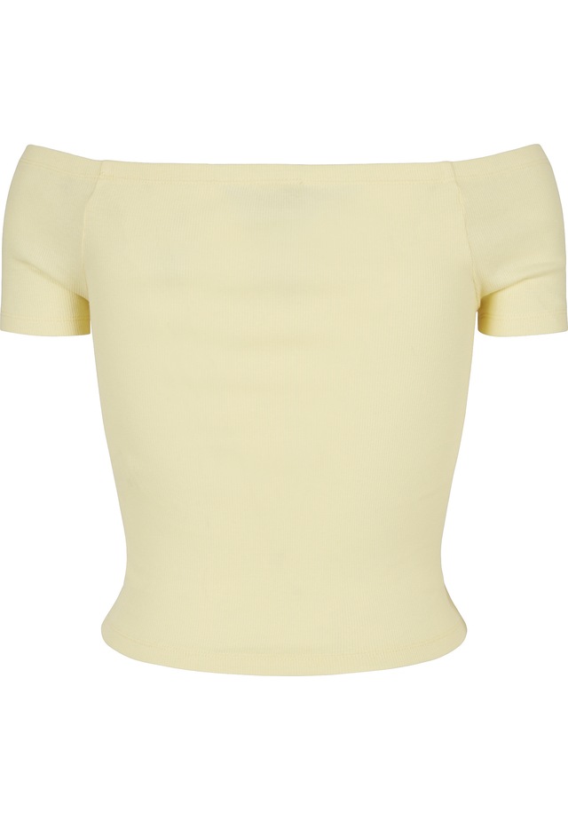 URBAN CLASSICS T-Shirt »Urban Classics Damen Ladies Off Shoulder Rib Tee« 1