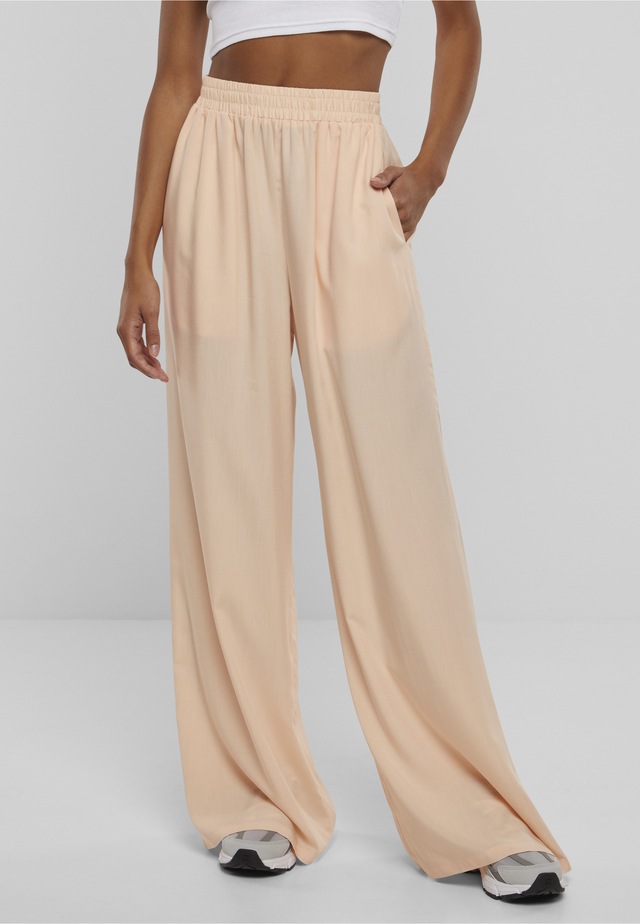 URBAN CLASSICS Stoffhose »Urban Classics Damen Ladies Wide Leg Viscose Pants«