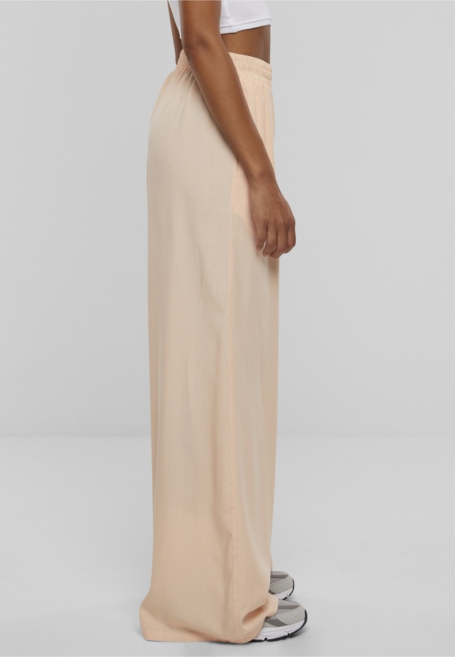 URBAN CLASSICS Stoffhose »Urban Classics Damen Ladies Wide Leg Viscose Pants«