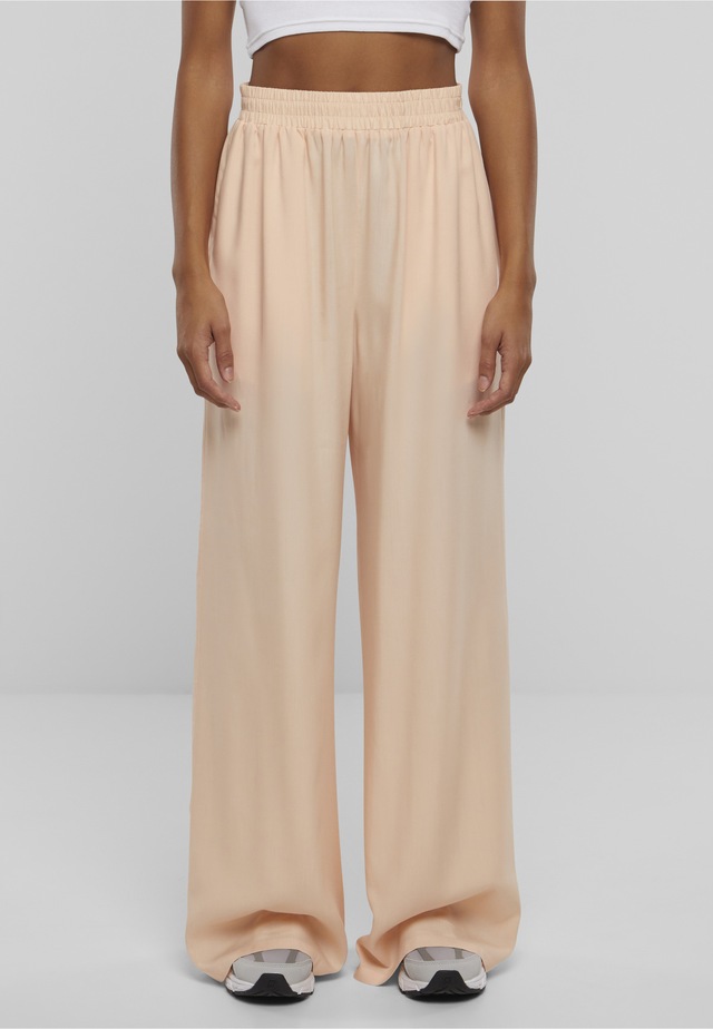 URBAN CLASSICS Stoffhose »Urban Classics Damen Ladies Wide Leg Viscose Pants«