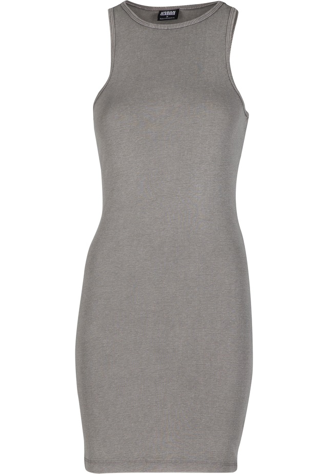 URBAN CLASSICS Shirtkleid »Urban Classics Ladies Washed Rib Jersey Dress« 1 Stk. tlg.