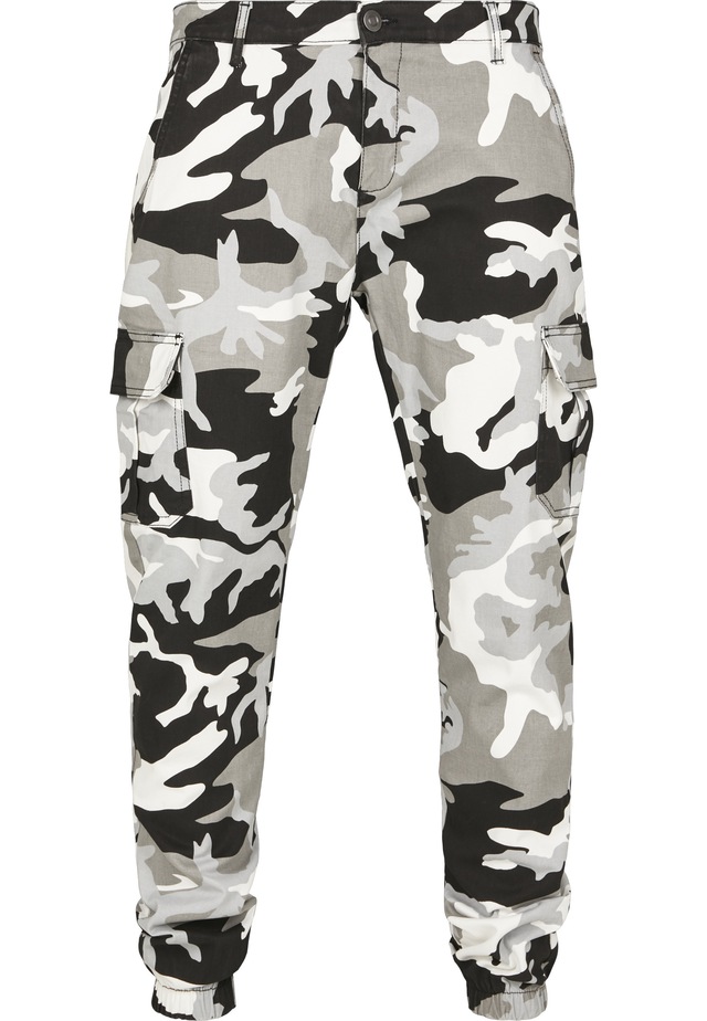URBAN CLASSICS Cargohose »Urban Classics Herren Camo Cargo Jogging Pants 2.0«