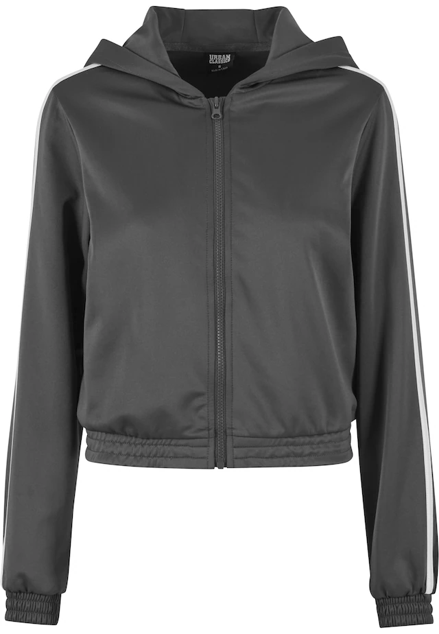 URBAN CLASSICS Langmantel »Urban Classics Ladies Cropped Track Jacket«
