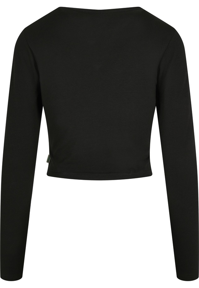 URBAN CLASSICS Langarmshirt »Urban Classics Damen Ladies Organic Cropped Longsleeve« 1 Stk.