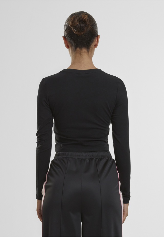 URBAN CLASSICS Langarmshirt »Urban Classics Damen Ladies Organic Cropped Longsleeve« 1 Stk.