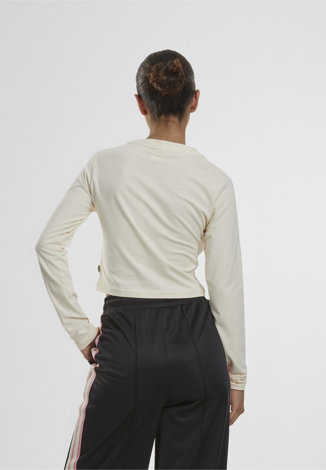 URBAN CLASSICS Langarmshirt »Urban Classics Damen Ladies Organic Cropped Longsleeve« 1 Stk.
