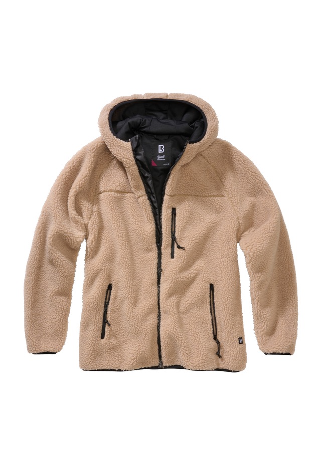 Brandit Allwetterjacke »Brandit Damen Ladies Teddyfleecejacket« 1 Stk. tlg. mit Kapuze