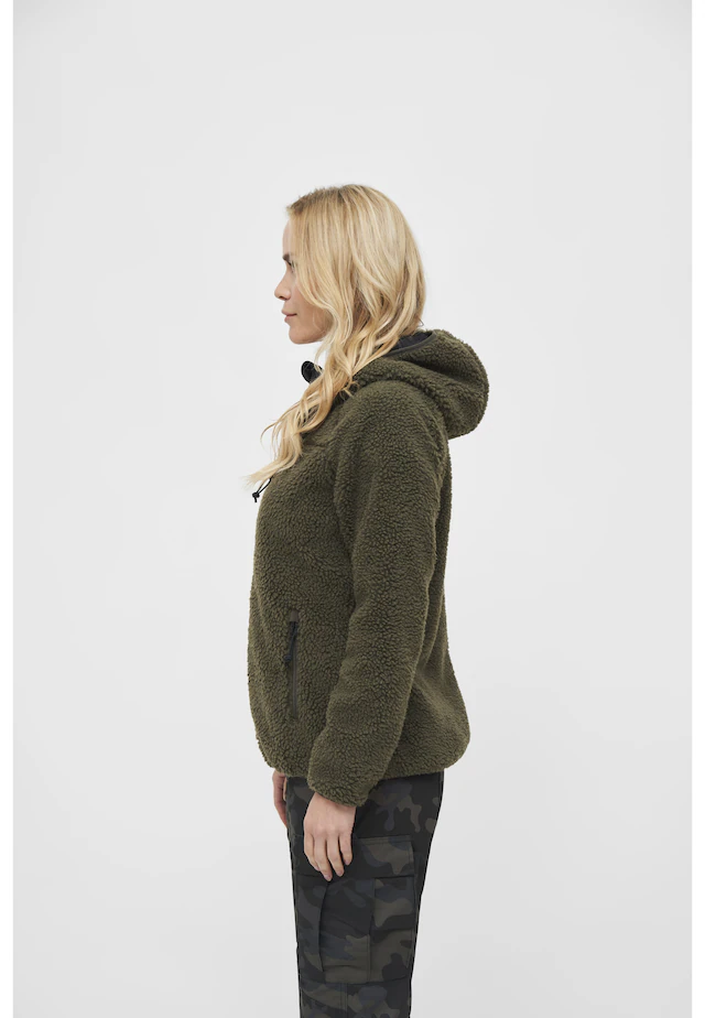 Brandit Allwetterjacke »Brandit Damen Ladies Teddyfleecejacket« 1 Stk. tlg. mit Kapuze