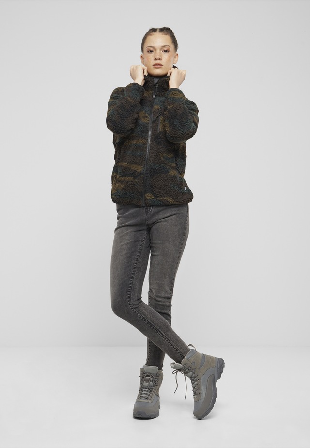 Brandit Allwetterjacke »Brandit Damen Ladies Teddyfleecejacket« 1 Stk. tlg. mit Kapuze