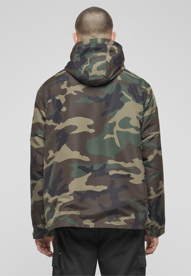 Brandit Anorak »Brandit Herren Fleece Pull Over Windbreaker« 1 Stk. tlg. mit Kapuze