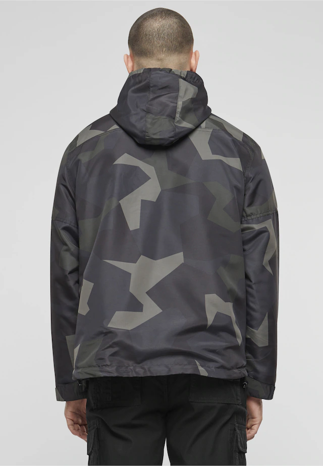 Brandit Anorak »Brandit Herren Fleece Pull Over Windbreaker« 1 Stk. tlg. mit Kapuze