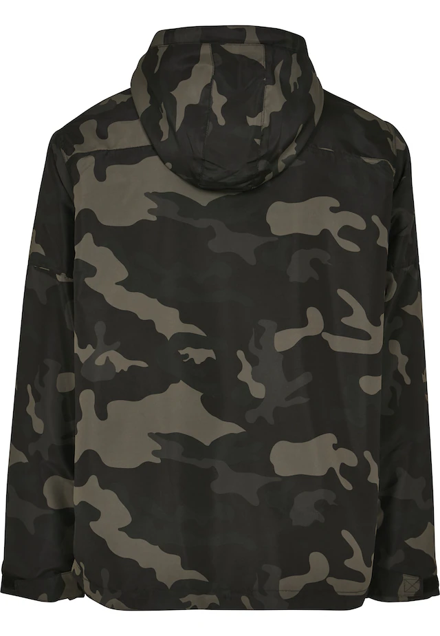 Brandit Anorak »Brandit Herren Fleece Pull Over Windbreaker« 1 Stk. tlg. mit Kapuze