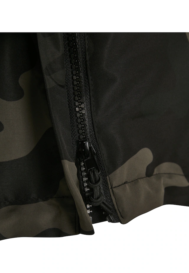 Brandit Anorak »Brandit Herren Fleece Pull Over Windbreaker« 1 Stk. tlg. mit Kapuze