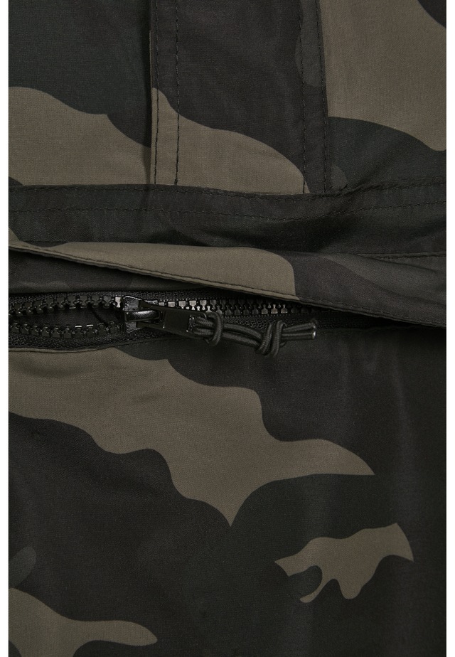 Brandit Anorak »Brandit Herren Fleece Pull Over Windbreaker« 1 Stk. tlg. mit Kapuze
