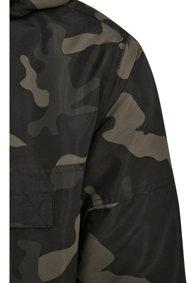 Brandit Anorak »Brandit Herren Fleece Pull Over Windbreaker« 1 Stk. tlg. mit Kapuze