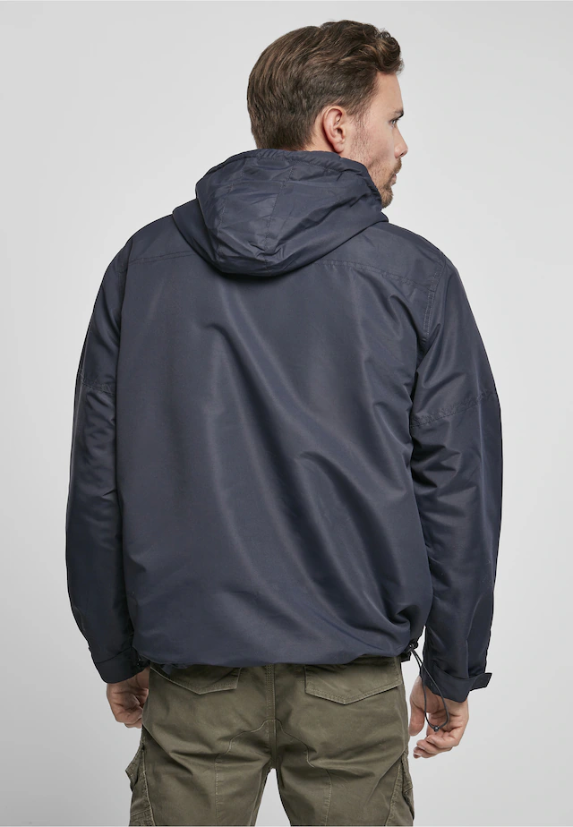 Brandit Anorak »Brandit Herren Fleece Pull Over Windbreaker« 1 Stk. tlg. mit Kapuze