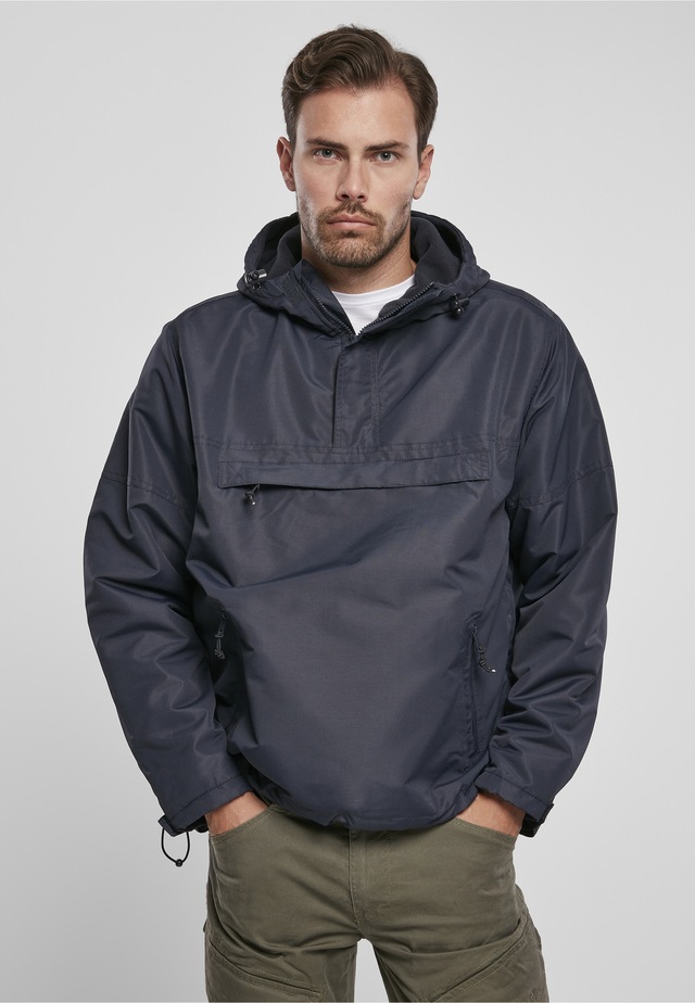 Brandit Anorak »Brandit Herren Fleece Pull Over Windbreaker« 1 Stk. tlg. mit Kapuze