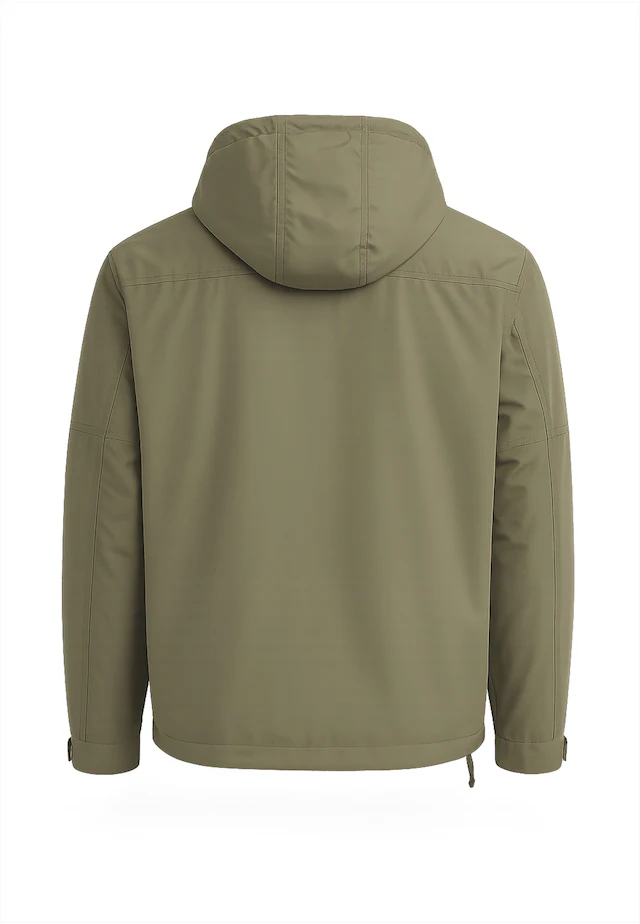 Brandit Anorak »Brandit Herren Fleece Pull Over Windbreaker« 1 Stk. tlg. mit Kapuze