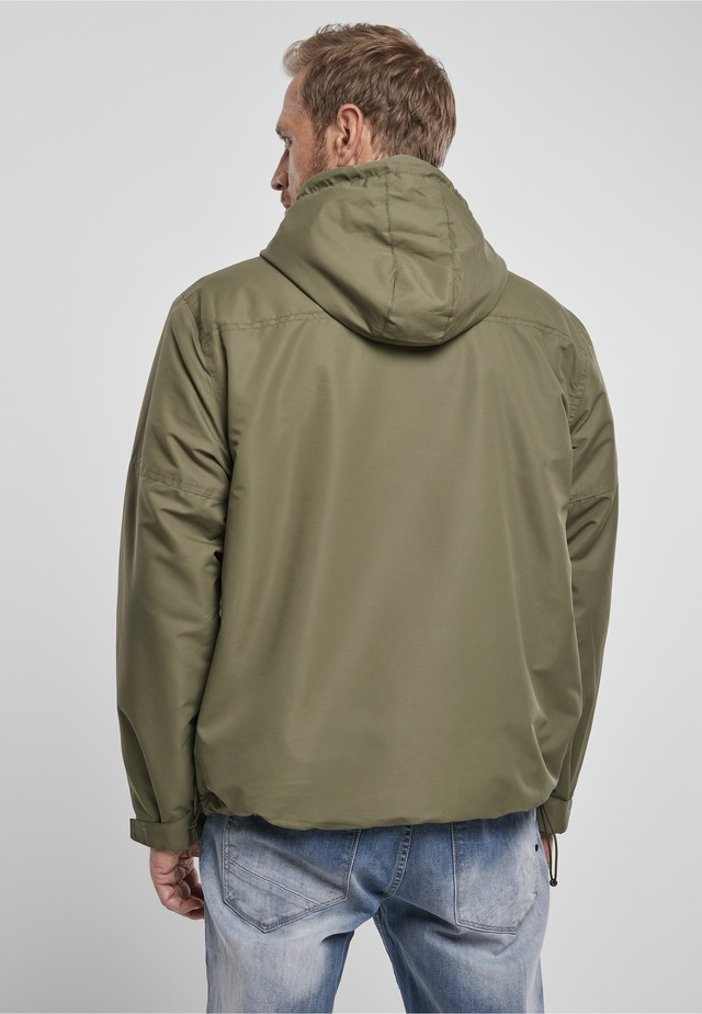 Brandit Anorak »Brandit Herren Fleece Pull Over Windbreaker« 1 Stk. tlg. mit Kapuze