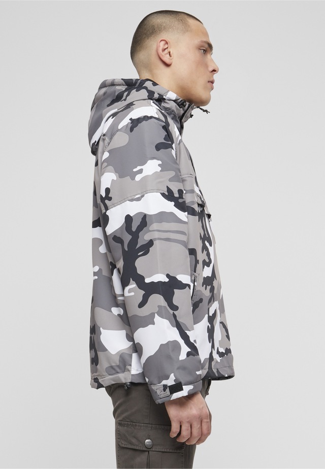 Brandit Anorak »Brandit Herren Fleece Pull Over Windbreaker« 1 Stk. tlg. mit Kapuze