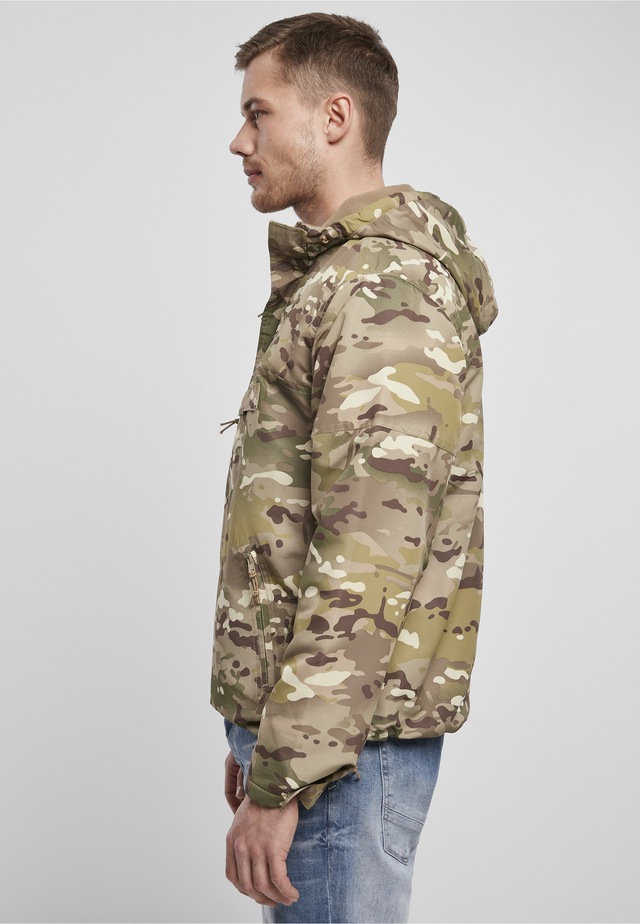 Brandit Anorak »Brandit Herren Fleece Pull Over Windbreaker« 1 Stk. tlg. mit Kapuze