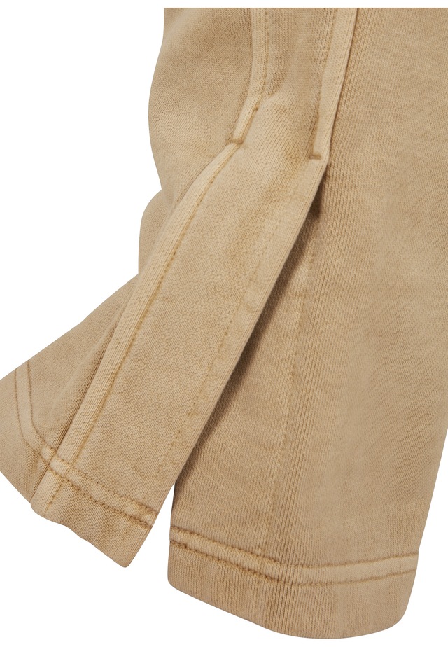 URBAN CLASSICS Sweathose »Urban Classics Herren Heavy Terry Garment Dye Slit Sweatpants«