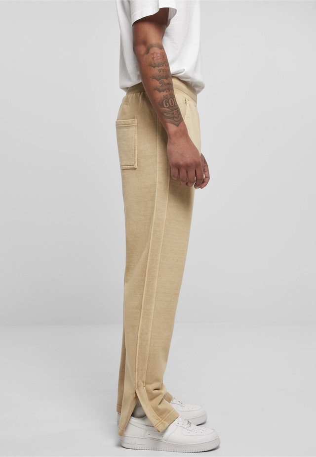 URBAN CLASSICS Sweathose »Urban Classics Herren Heavy Terry Garment Dye Slit Sweatpants«