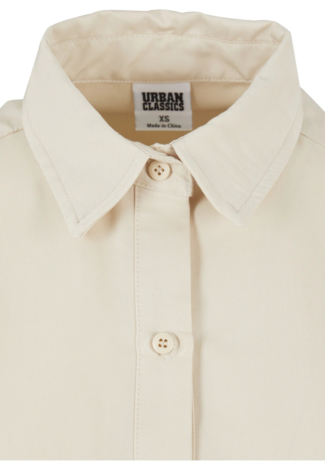URBAN CLASSICS Langarmhemd »Urban Classics Damen Ladies Oversized Twill Shirt«