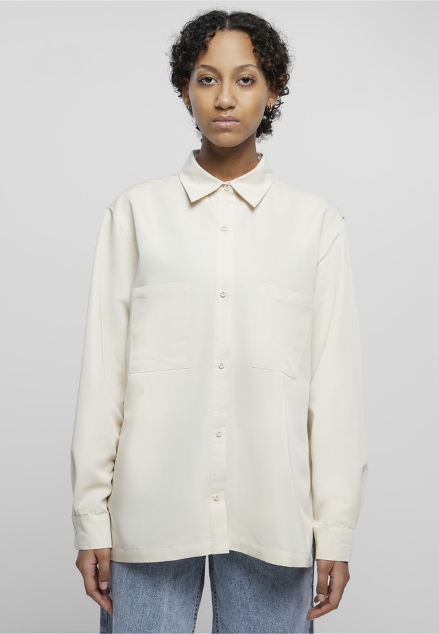 URBAN CLASSICS Langarmhemd »Urban Classics Damen Ladies Oversized Twill Shirt«
