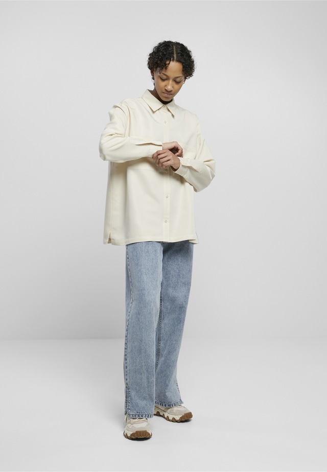 URBAN CLASSICS Langarmhemd »Urban Classics Damen Ladies Oversized Twill Shirt«