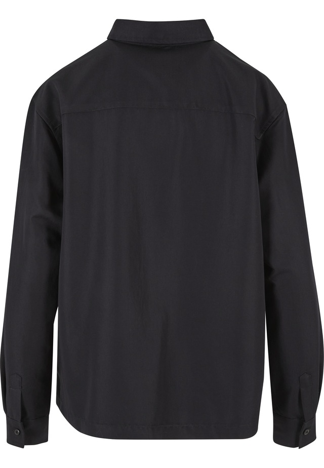 URBAN CLASSICS Langarmhemd »Urban Classics Damen Ladies Oversized Twill Shirt«
