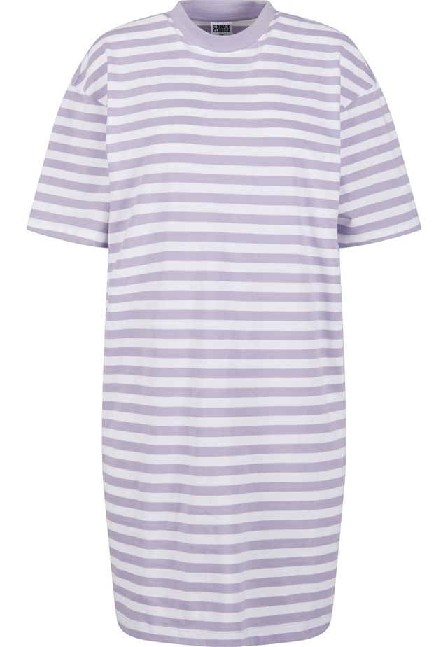 URBAN CLASSICS Shirtkleid »Urban Classics Damen Ladies Oversized Striped Tee Dress« 1 tlg.